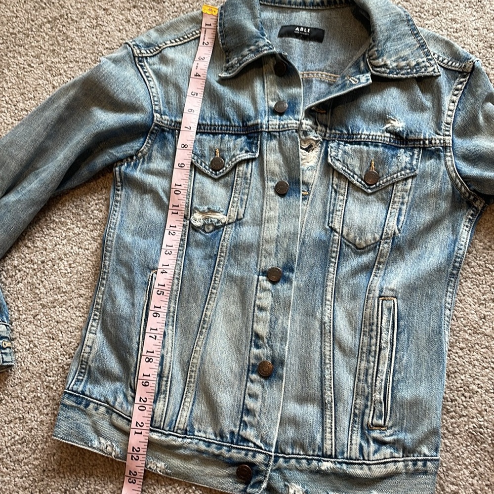 Able The Merly Jean Jacket Size Small - Picture 12 of 12